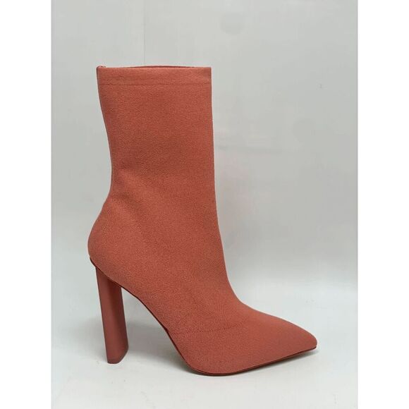 ALDO Women's Tylah Sock Booties - Pink Knit 9 - Picture 3 of 7